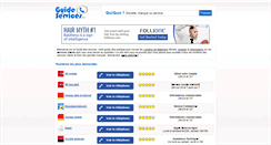 Desktop Screenshot of guide-des-services.info