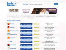 Tablet Screenshot of guide-des-services.info